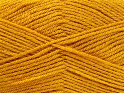 4x100gr. FAVORITE Akrilik Altın Kışlık, Düz iplikler, Worsted, 100% Akrilik