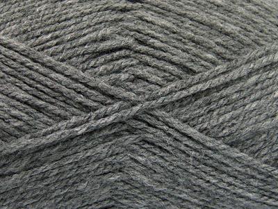 4x100gr. FAVORITE Akrilik Gri Kışlık, Düz iplikler, Worsted, 100% Akrilik