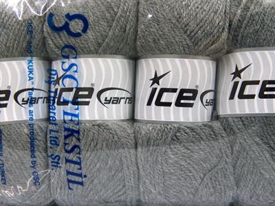 4x100gr. FAVORITE Akrilik Gri Kışlık, Düz iplikler, Worsted, 100% Akrilik