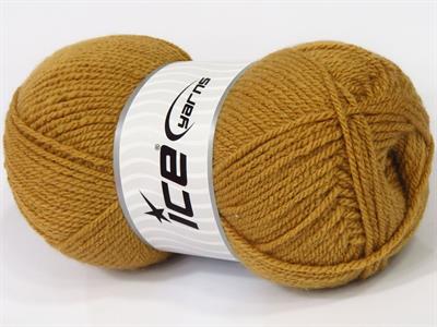 4x100gr. FAVORITE Akrilik Açık Kahve Kışlık, Düz iplikler, Worsted, 100% Akrilik