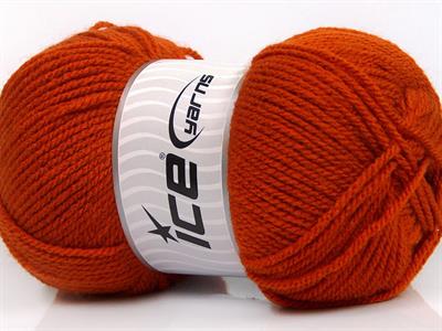 4x100gr. FAVORITE Akrilik Turuncu Kışlık, Düz iplikler, Worsted, 100% Akrilik