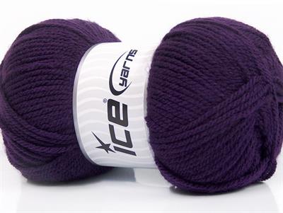 4x100gr. FAVORITE Akrilik Mor Kışlık, Düz iplikler, Worsted, 100% Akrilik