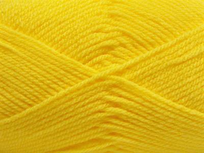 4x100gr. FAVORITE Akrilik Sarı Kışlık, Düz iplikler, Worsted, 100% Akrilik