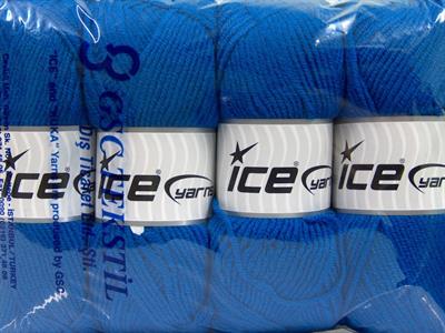 4x100gr. FAVOURITE WOOL Akrilik, Yün Mavi Kışlık, Yün, Worsted