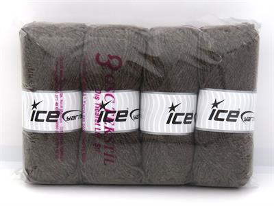 4x100gr. FAVOURITE WOOL Akrilik, Yün Açık Kahve Kışlık, Yün, Worsted