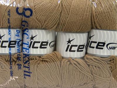 4x100gr. FAVOURITE WOOL Akrilik, Yün Açık Kahve Kışlık, Yün, Worsted