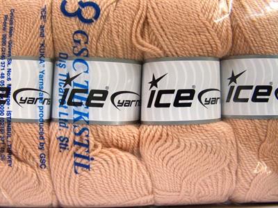 4x100gr. FAVOURITE WOOL Akrilik, Yün Açık Somon Kışlık, Yün, Worsted