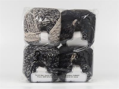 4x100gr. FELIZ ALPACA Alpaka, Yün, Akrilik Krem, Gri, lacivert Lüks, Alpaka, Kışlık, Yün, Worsted, Akrilik