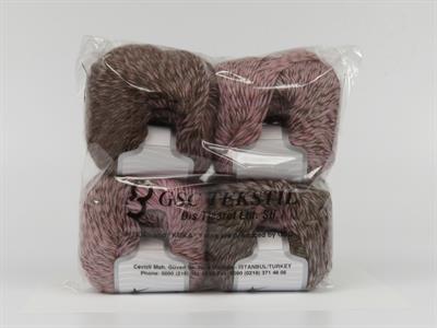 4x100gr. FELIZ ALPACA Alpaka, Yün, Akrilik Açık Pembe Lüks, Alpaka, Kışlık, Yün, Worsted, Akrilik