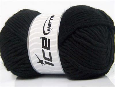 Lot of 4 x 100gr Skeins Ice Yarns FELTING WOOL (100% Wool) Yarn Black