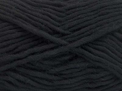 Lot of 4 x 100gr Skeins Ice Yarns FELTING WOOL (100% Wool) Yarn Black