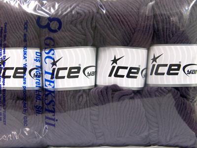 Lot of 4 x 100gr Skeins Ice Yarns FELTING WOOL (100% Wool) Yarn Purple