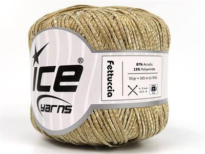 Lot of 6 Skeins Ice Yarns FETTUCCIA Hand Knitting Yarn Bronze