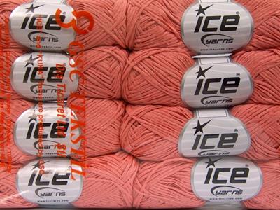 8x50gr. FETTUCCIA FINE Akrilik Somon Şerit, Yazlık İplikler, 100% Akrilik