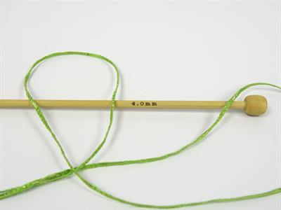 Lot of 6 Skeins Ice Yarns FETTUCCIA Hand Knitting Yarn Pistachio Green