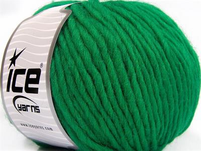 Lot of 4 x 100gr Skeins Ice Yarns FILZY WOOL (100% Wool) Yarn Green