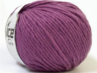Lot of 4 x 100gr Skeins Ice Yarns FILZY WOOL (100% Wool) Yarn Orchid