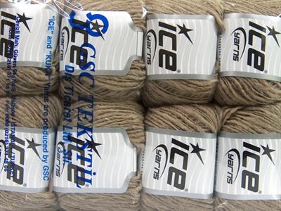 8x50gr. FLAMME WOOL LIGHT Yün, Akrilik Deve Tüyü Kışlık, Yün