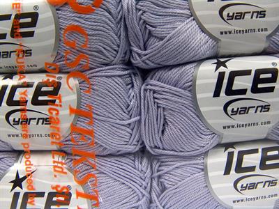 6x50gr. GIZA COTTON  Açık Lila Yazlık İplikler, Pamuk, %100 Pamuk
