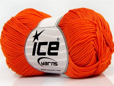 6x50gr. GIZA COTTON  Turuncu Yazlık İplikler, Pamuk, %100 Pamuk