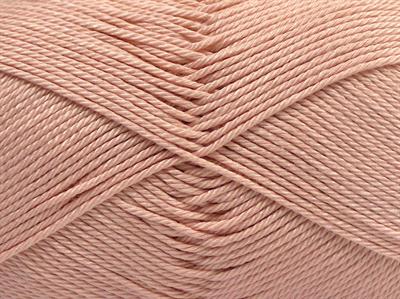 6x50gr. GIZA COTTON  Pudra Pembe Yazlık İplikler, Pamuk, %100 Pamuk
