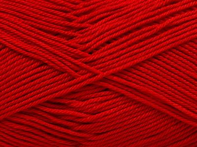 6x50gr. GIZA COTTON  Kırmızı Yazlık İplikler, Pamuk, %100 Pamuk