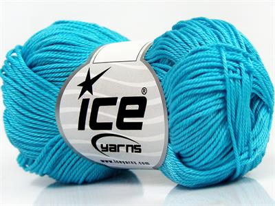 6x50gr. GIZA COTTON  Turkuaz Yazlık İplikler, Pamuk, %100 Pamuk