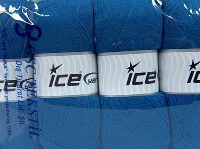 4x100gr. GONCA Akrilik Mavi Kışlık, Düz iplikler, 100% Akrilik