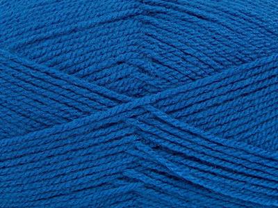 4x100gr. GONCA Akrilik Mavi Kışlık, Düz iplikler, 100% Akrilik