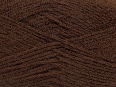 Lot of 4 x 100gr Skeins Ice Yarns GONCA Hand Knitting Yarn Chestnut