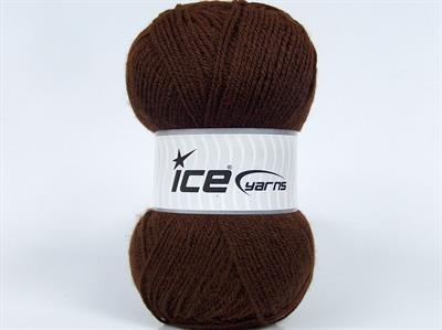 Lot of 4 x 100gr Skeins Ice Yarns GONCA Hand Knitting Yarn Chestnut