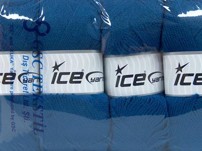 4x100gr. GONCA Akrilik Koyu Mavi Kışlık, Düz iplikler, 100% Akrilik