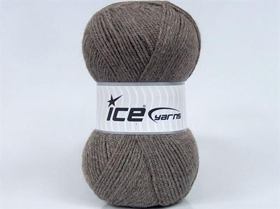 Lot of 4 x 100gr Skeins Ice Yarns GONCA Hand Knitting Yarn Dark Camel