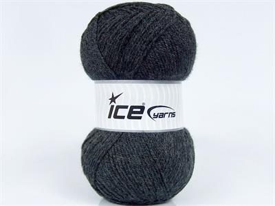 Lot of 4 x 100gr Skeins Ice Yarns GONCA Hand Knitting Yarn Dark Grey