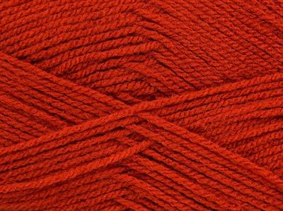 4x100gr. GONCA Akrilik Koyu Turuncu Kışlık, Düz iplikler, 100% Akrilik