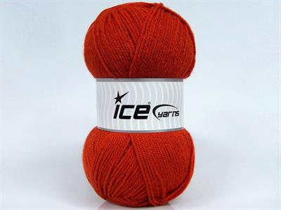 4x100gr. GONCA Akrilik Koyu Turuncu Kışlık, Düz iplikler, 100% Akrilik