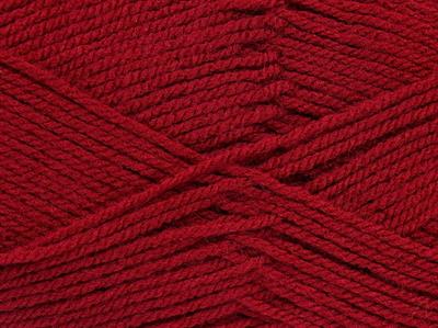 4x100gr. GONCA Akrilik Koyu kırmızı Kışlık, Düz iplikler, 100% Akrilik