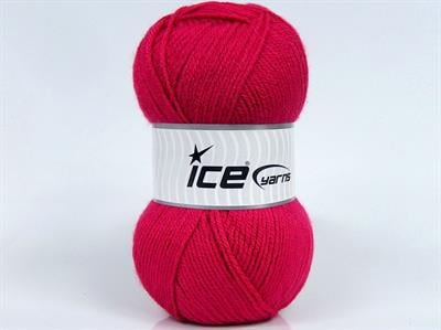 4x100gr. GONCA Akrilik Fuşya Kışlık, Düz iplikler, 100% Akrilik