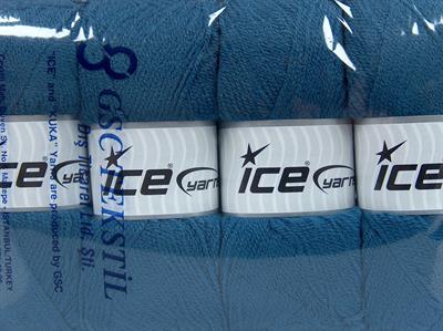 4x100gr. GONCA Akrilik Indigo Mavi Kışlık, Düz iplikler, 100% Akrilik