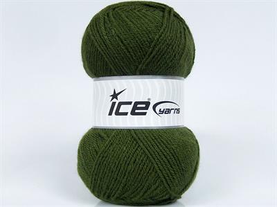 Lot of 4 x 100gr Skeins Ice Yarns GONCA Hand Knitting Yarn Jungle Green