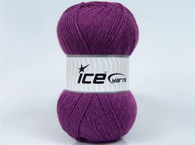 4x100gr. GONCA Akrilik Lavanta Kışlık, Düz iplikler, 100% Akrilik