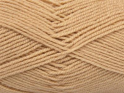 Lot of 4 x 100gr Skeins Ice Yarns GONCA Hand Knitting Yarn Light Beige