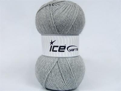 Lot of 4 x 100gr Skeins Ice Yarns GONCA Hand Knitting Yarn Light Grey