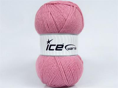 4x100gr. GONCA Akrilik Açık Pembe Kışlık, Düz iplikler, 100% Akrilik