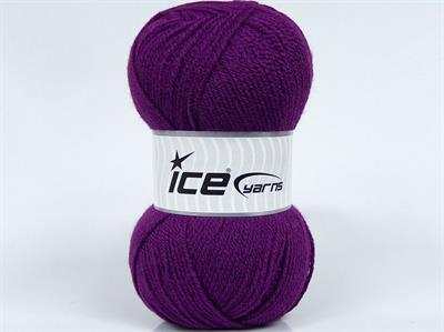 4x100gr. GONCA Akrilik Maron Kışlık, Düz iplikler, 100% Akrilik