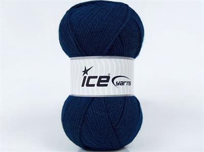 Lot of 4 x 100gr Skeins Ice Yarns GONCA Hand Knitting Yarn Navy
