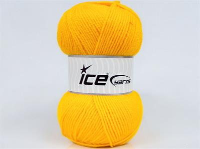 Lot of 4 x 100gr Skeins Ice Yarns GONCA Hand Knitting Yarn Yellow
