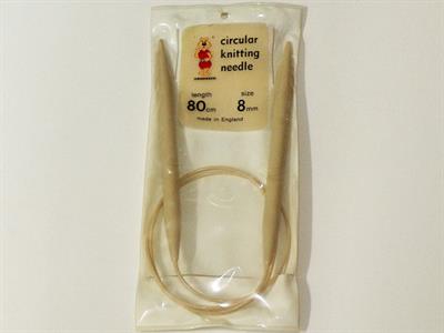 Grignasco Circular Knitting Needles . 80 cm - Size: 8 mm (US 11)