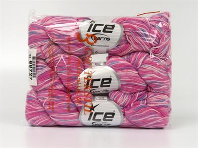 3x100gr. HAND DYED CASHMERE Kaşmir Pembe tonları, Gri Tonları Lüks, Kaşmir, Batik Desenli, El Boyama