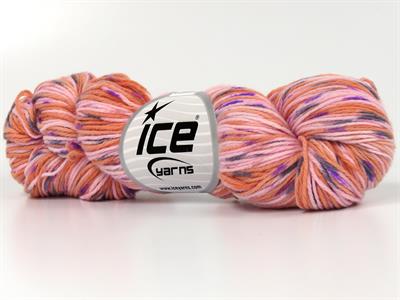 3x100gr. HAND DYED CASHMERE Kaşmir Leylak, Açık Gri, Açık Somon, Açık Pembe Lüks, Kaşmir, Batik Desenli, El Boyama
